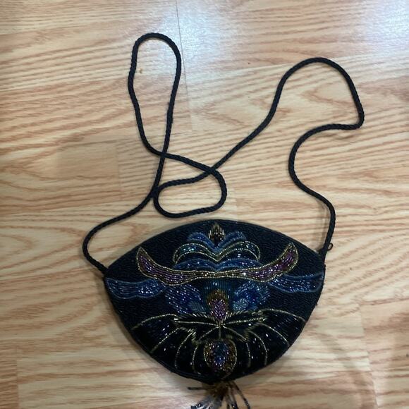 Magid vintage black Beaded Bag - Picture 3 of 7